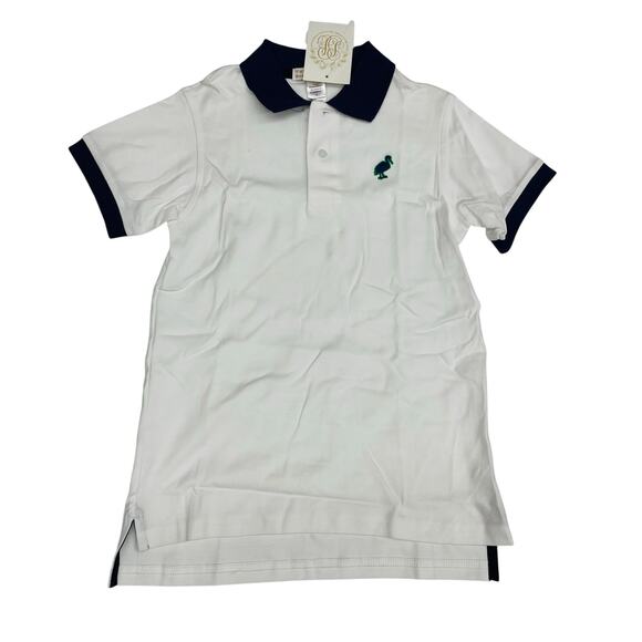NWT TBBC Size 18/24M Prim & Proper Polo in Worth Ave White - Picture 1 of 3